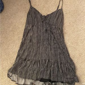 Black and White Vacation Dress